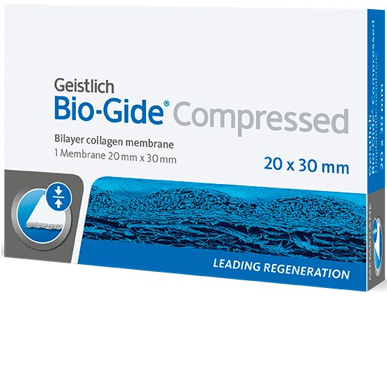 Био-Гейд / Bio-Gide Compressed мембрана резорбирующая 20х30мм (500372) купить