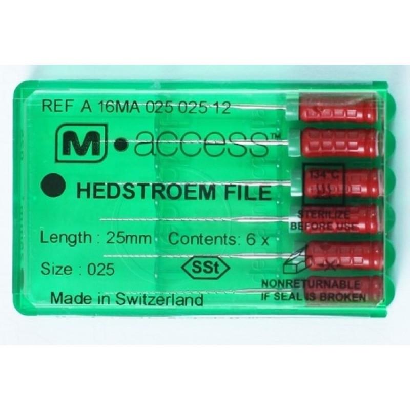Н-файлы / H-Files (hedstroem) M-ACCESS 020/21мм 6шт Maillefer A16MA02102012 купить
