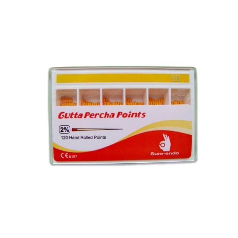 Штифты гуттаперчевые №50 120шт Sure Endo купить