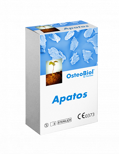 Osteobiol Apatos Mix 1000-2000 1 гр. конский, гранулы из смеси губчатой и кортикальной кости без коллагена, размер гранул 1-2 мм. купить