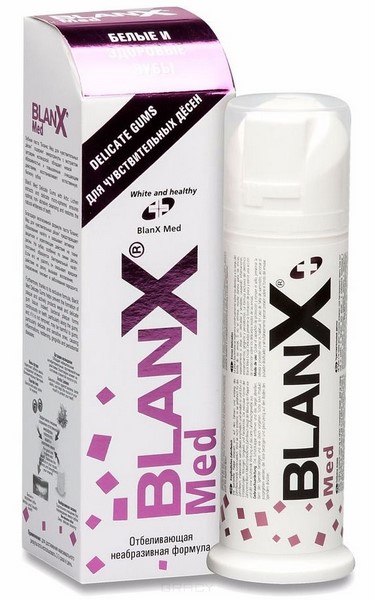Зубная паста серии MED:  Blanx Med Delicate Gums / Бланкс Мед для чувств дёсен 75мл