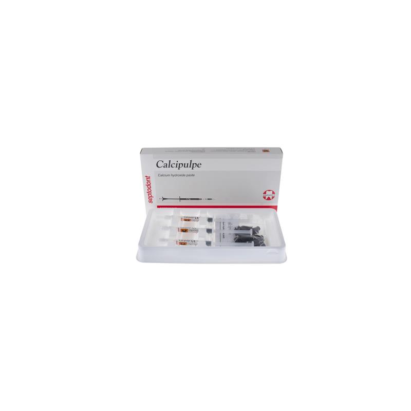 Кальципульпа / Calcipulpe 1,7гр*3шприца + 15 насадок аппликаторов купить