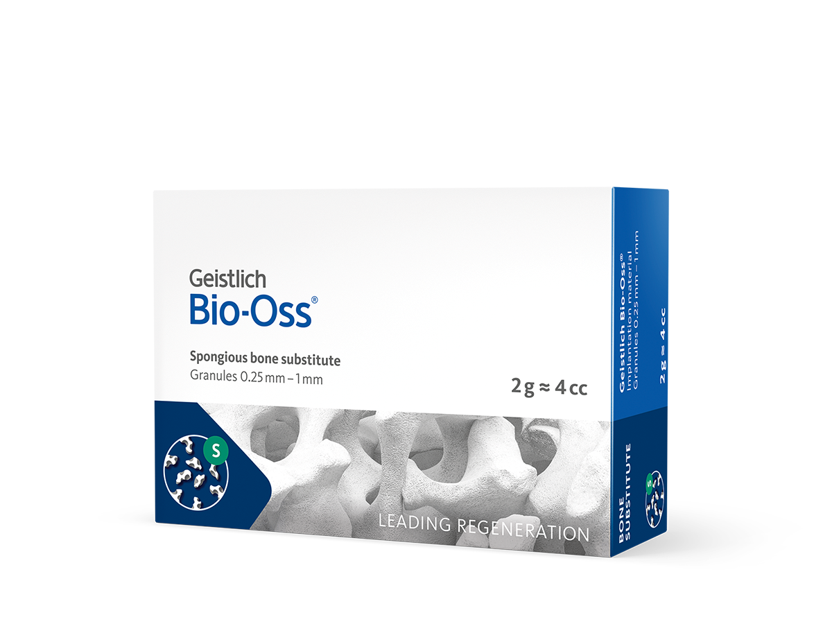 Био-осс / Bio-Oss Geistlich гранулы 2,0гр 0,25-1мм 58.012 (30645.4) купить