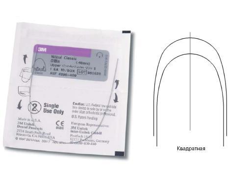 Дуга нитиноловая Юнитек Классик / Unitek Nitinol Classic Archwire OFII L 012 1шт 9296-604 купить